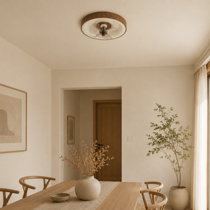 Moderne Minimalistische LED Ventilator Deckenleuchte