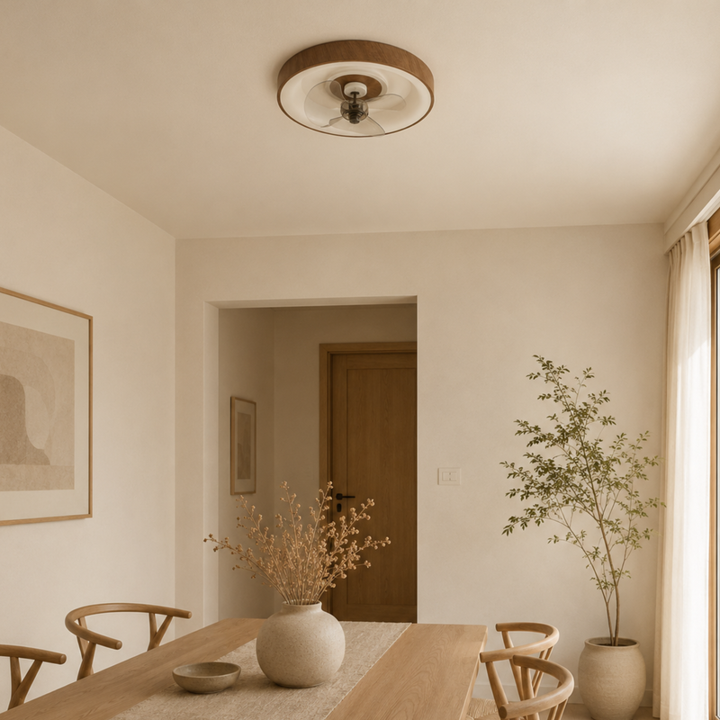 Moderne Minimalistische LED Ventilator Deckenleuchte