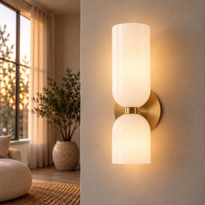 Moderne Glas Wandleuchte