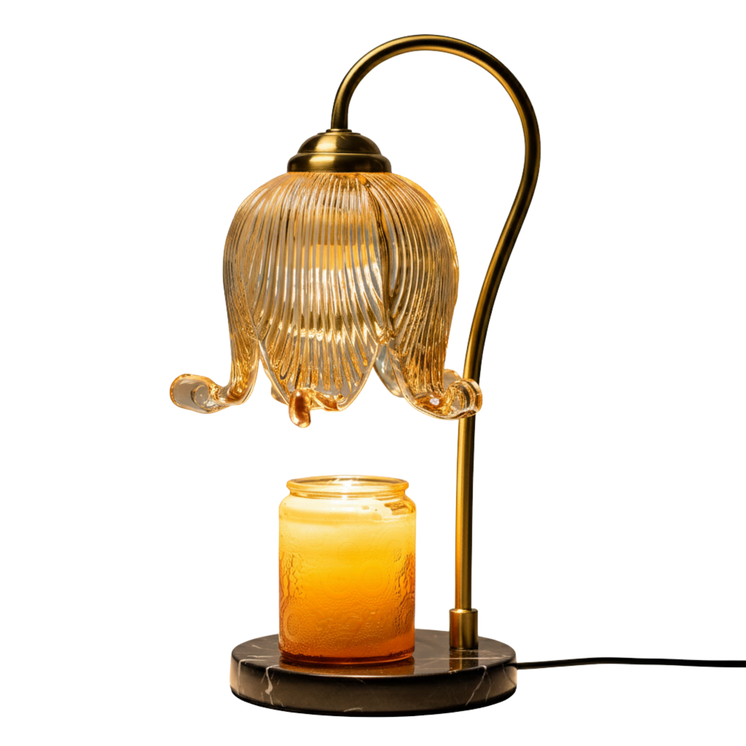 Tulpenblumen Retro Tischlampe