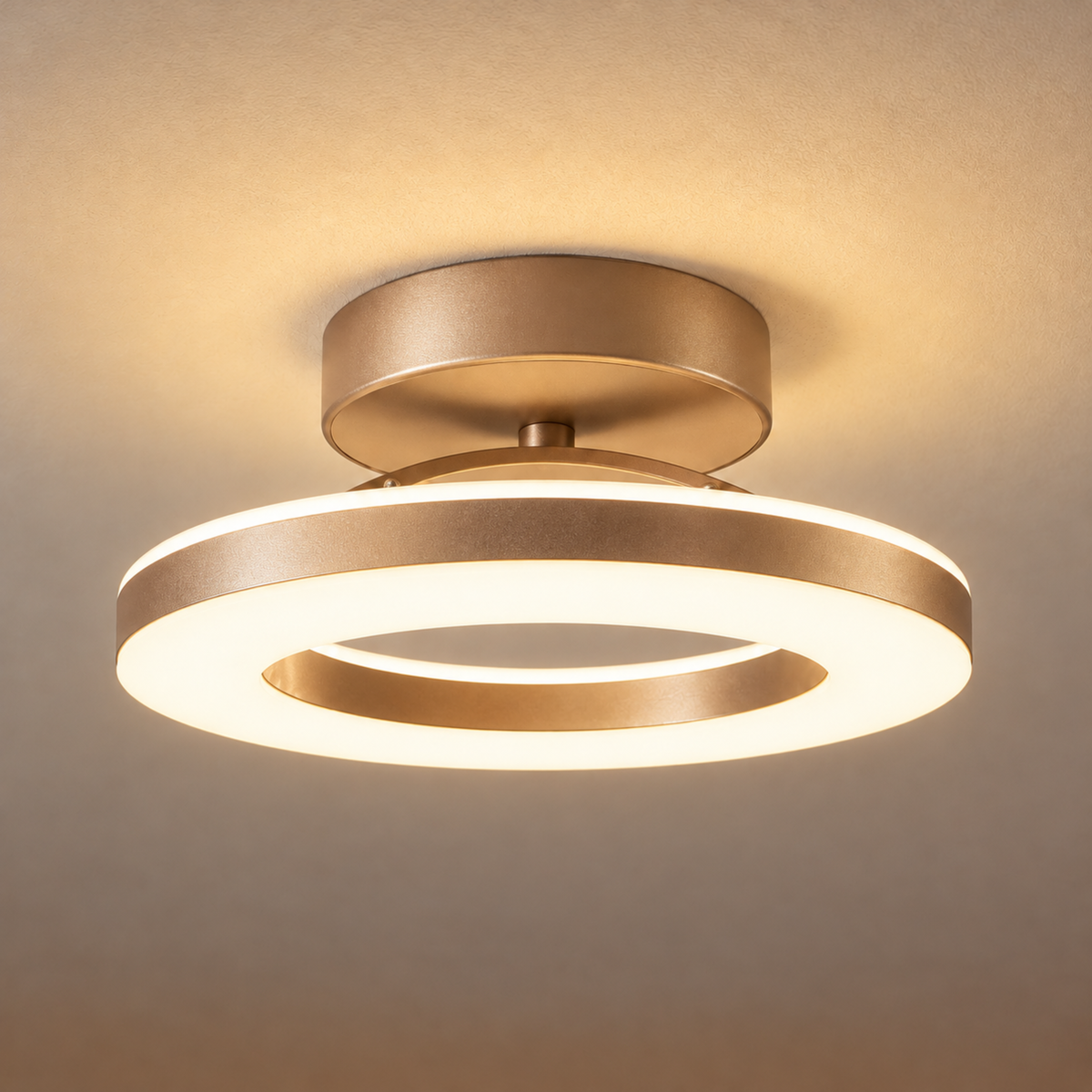 Elegante moderne LED Ringdeckenleuchte