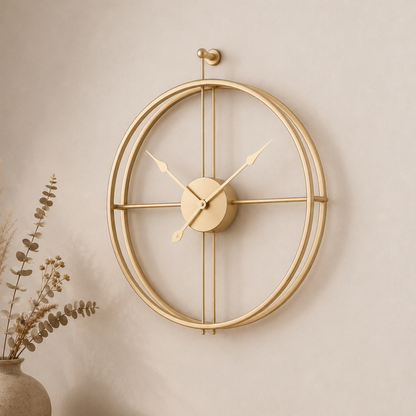 Leise Minimalistische Wanduhr