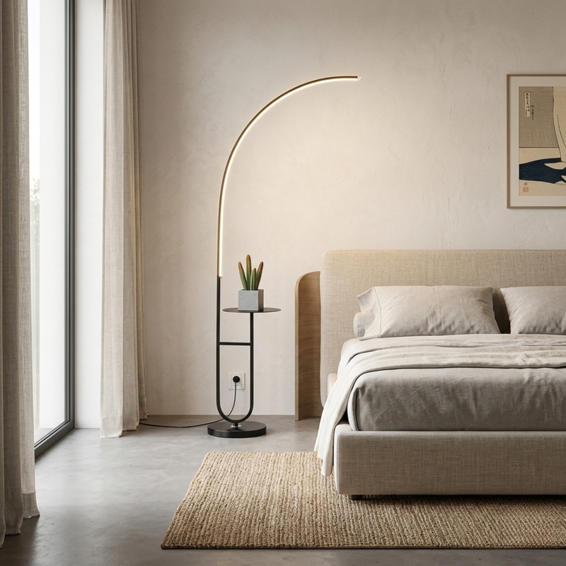 LED Eisen Stehlampe