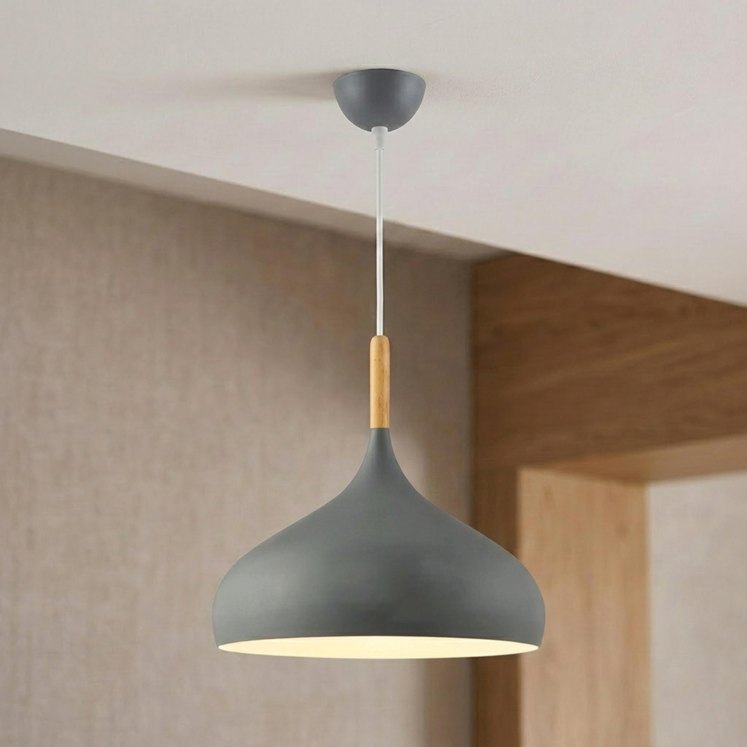 Nordische Farbige LED Pendelleuchte