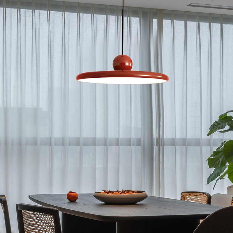 Glas Pendelleuchte im Bauhaus Stil