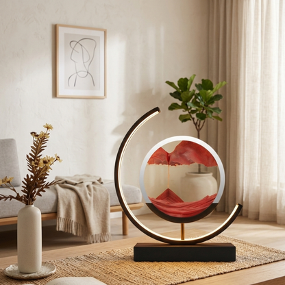 Moderne LED Quicksand Tischlampe