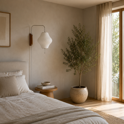 Blasen Seide Wandlampe
