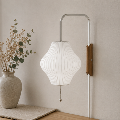 Blasen Seide Wandlampe