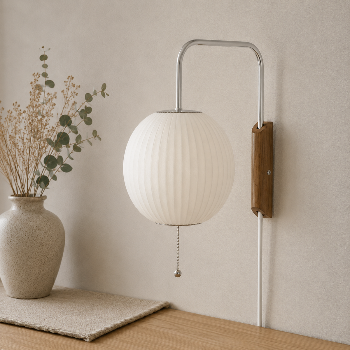Blasen Seide Wandlampe