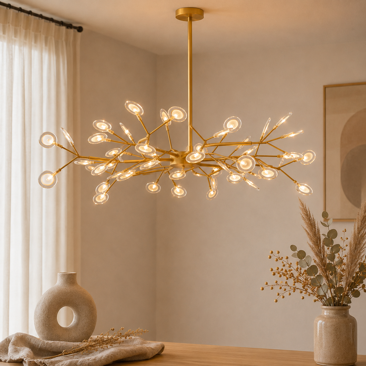 Moderner Nordischer LED Kronleuchter