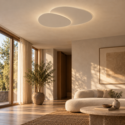 Moderne Minimalistische Ovale LED Deckenleuchte