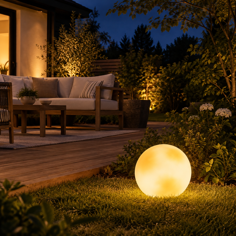 Garten Solar Mondlampe
