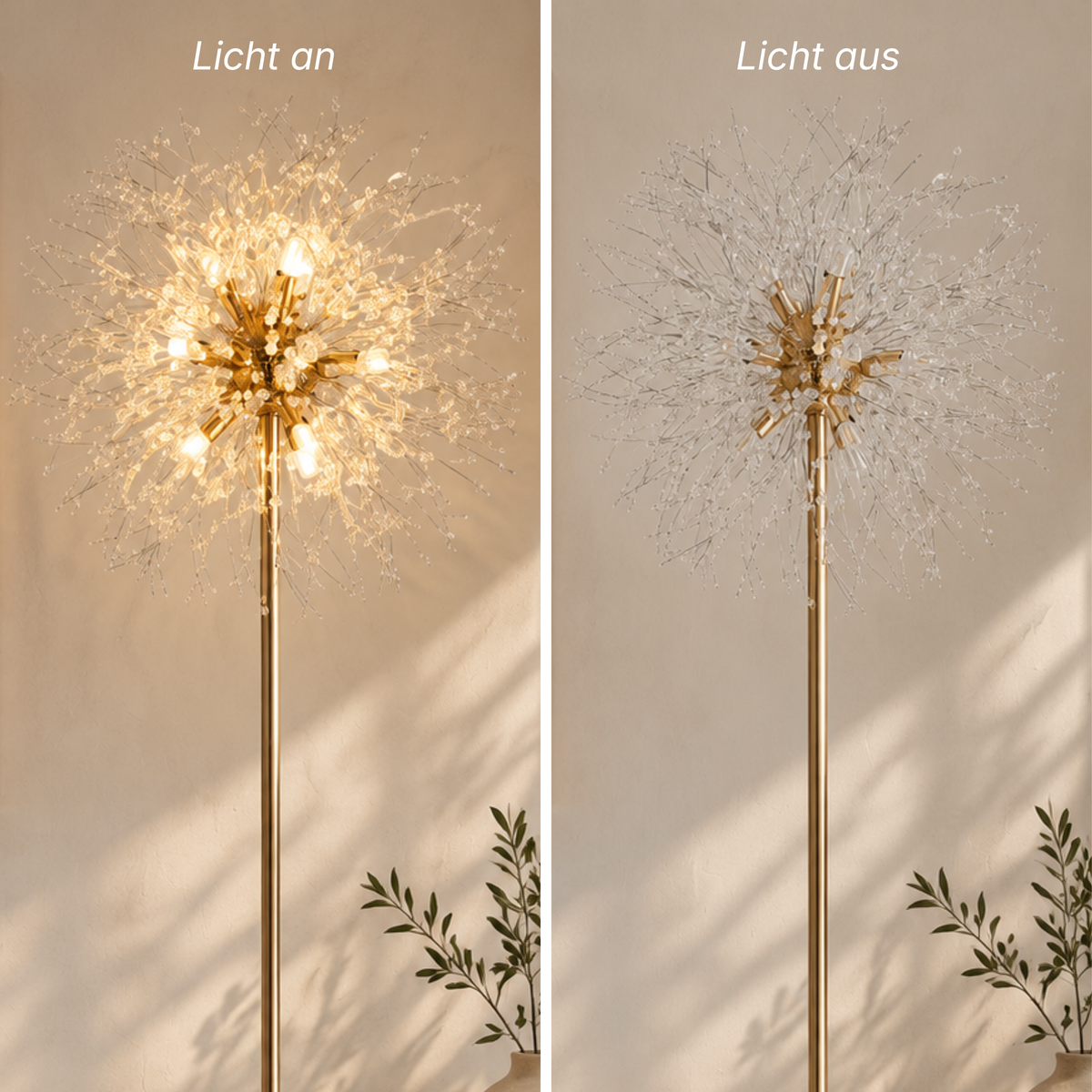 Nordische Löwenzahn Stehlampe
