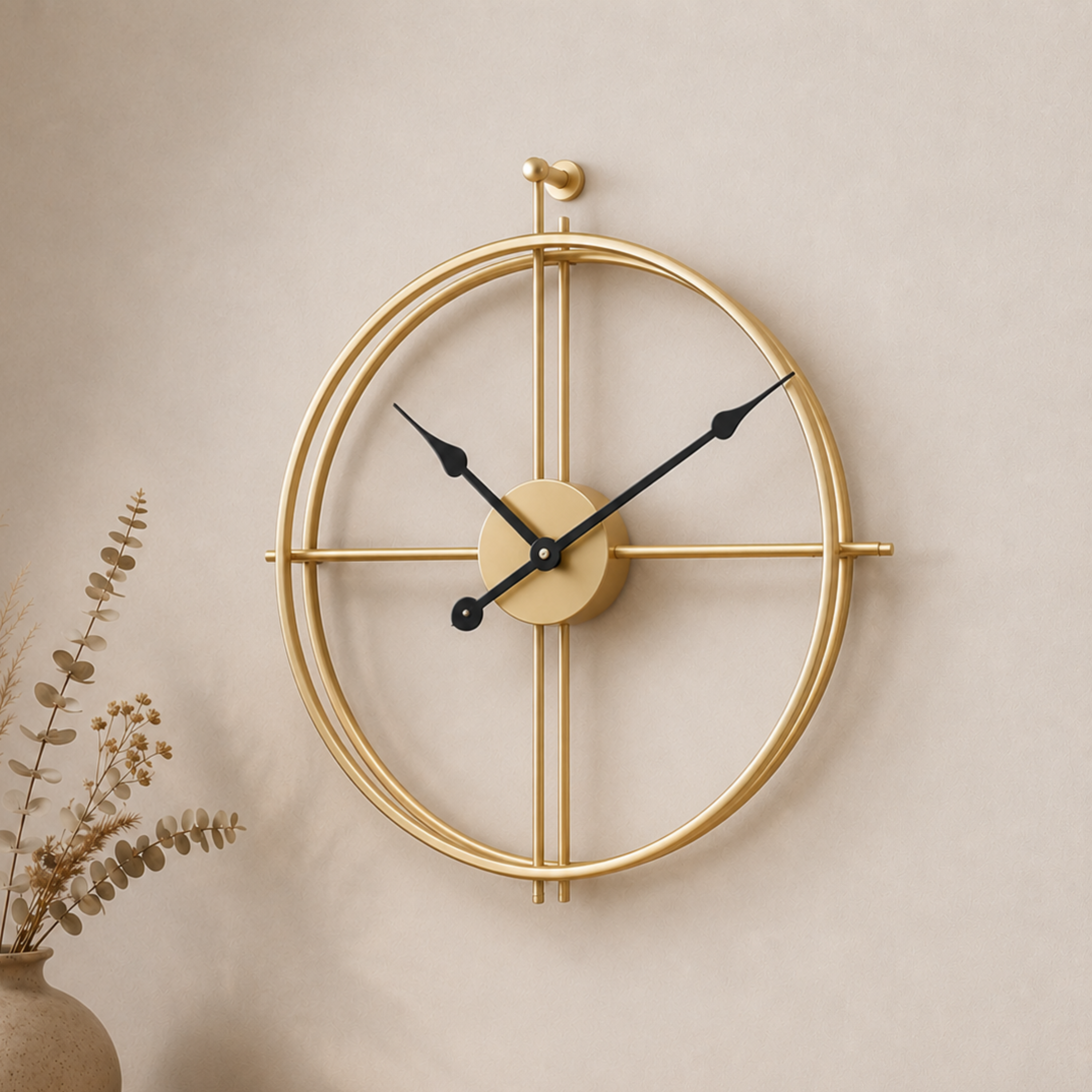 Leise Minimalistische Wanduhr