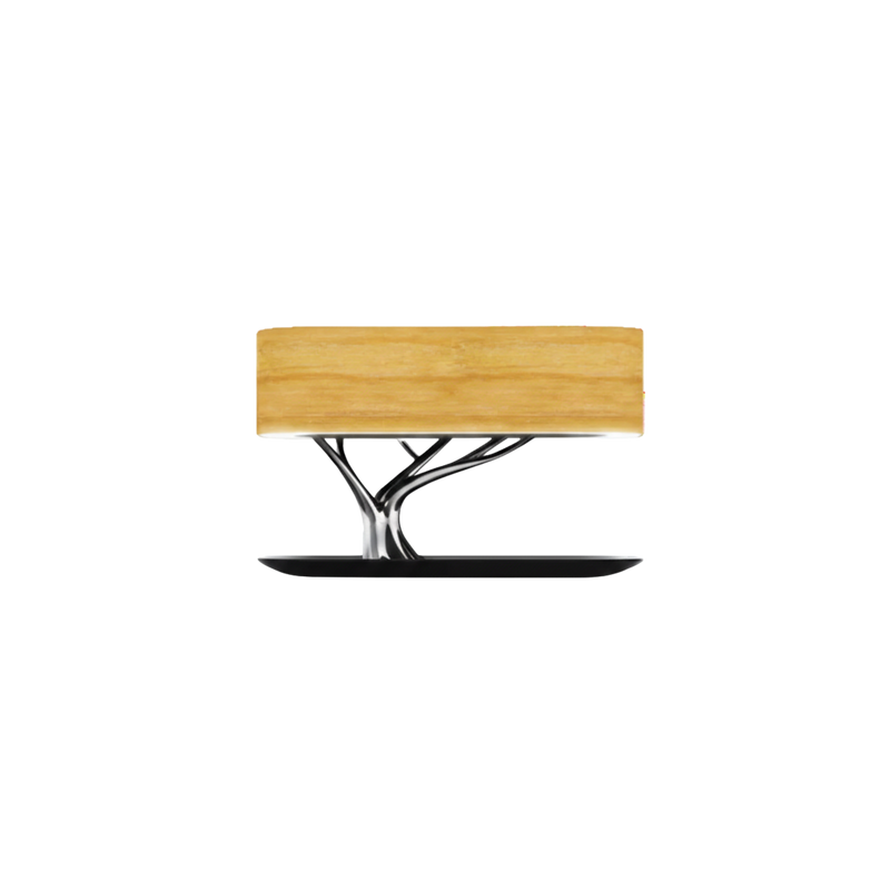 Massivholz Baumdesign Tischlampe mit Touch-Dimmung