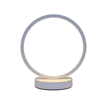 Schlichte Runde LED Tischlampe
