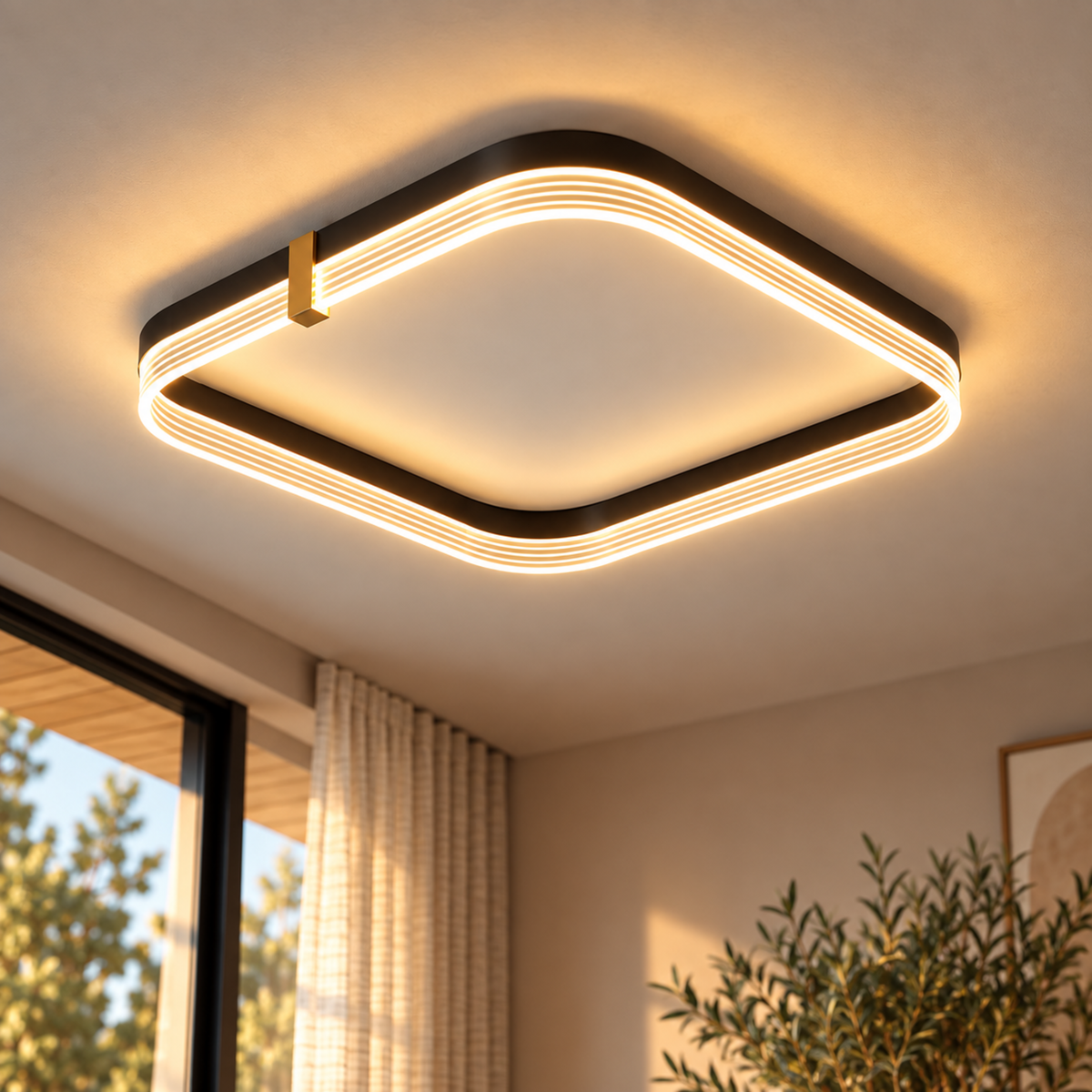 Moderne LED Innenraum Kronleuchter Deckenlampe