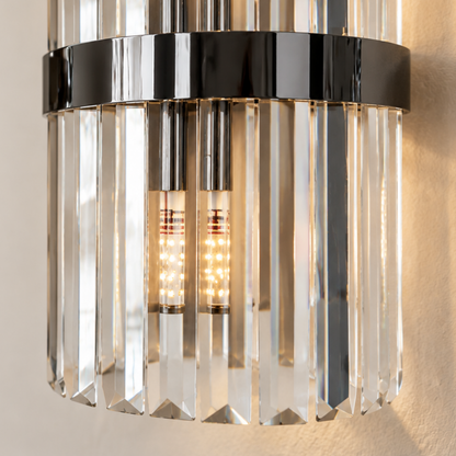 Nordische Kristall LED Wandlampe