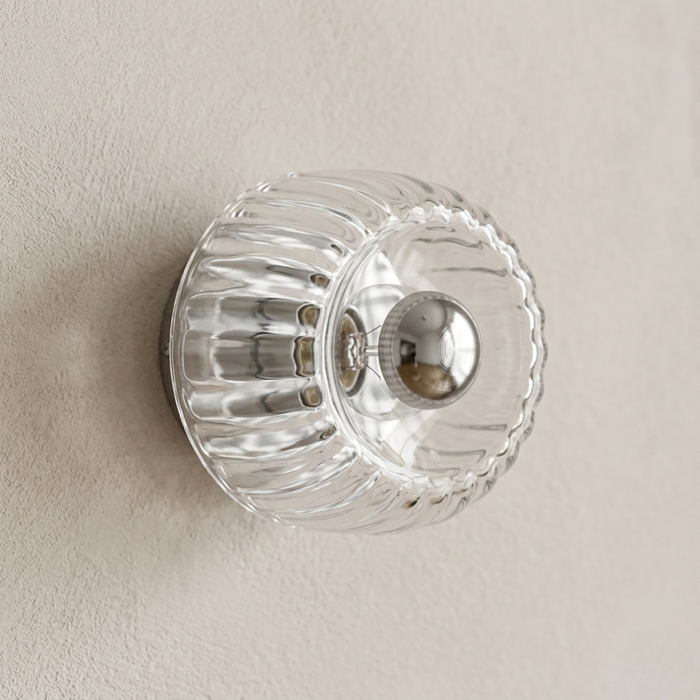 Skandinavische LED Glas Wandlampe
