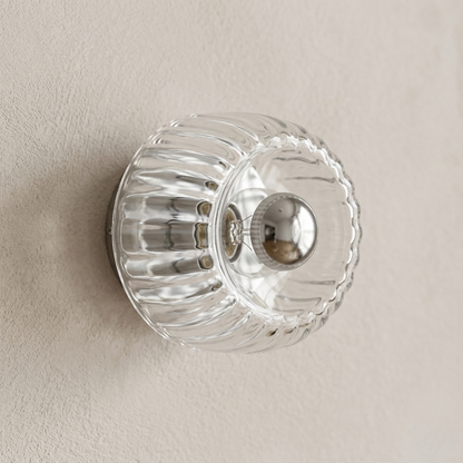 Skandinavische LED Glas Wandlampe