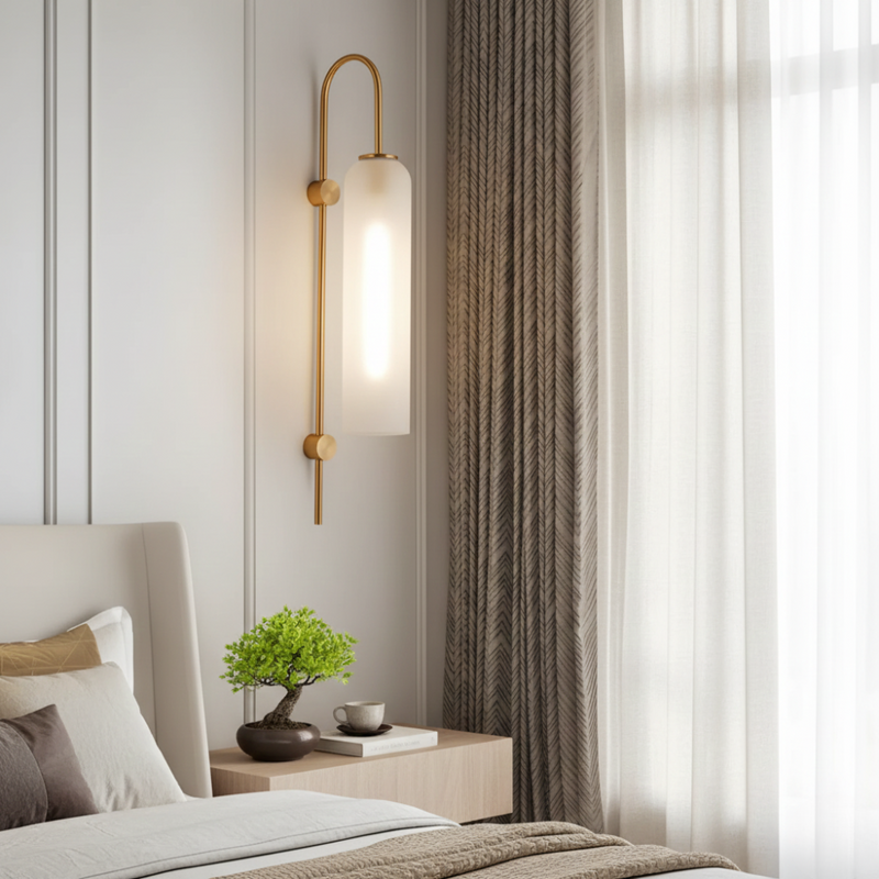 Moderne Glas Wandlampe für Innen