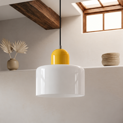 Pendelleuchte mit erweitertem Halo Design