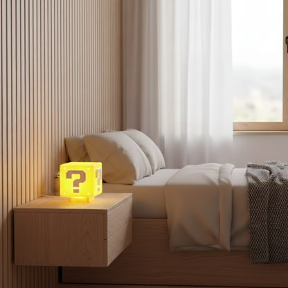 Fragezeichen LED Tischlampe mit Sound