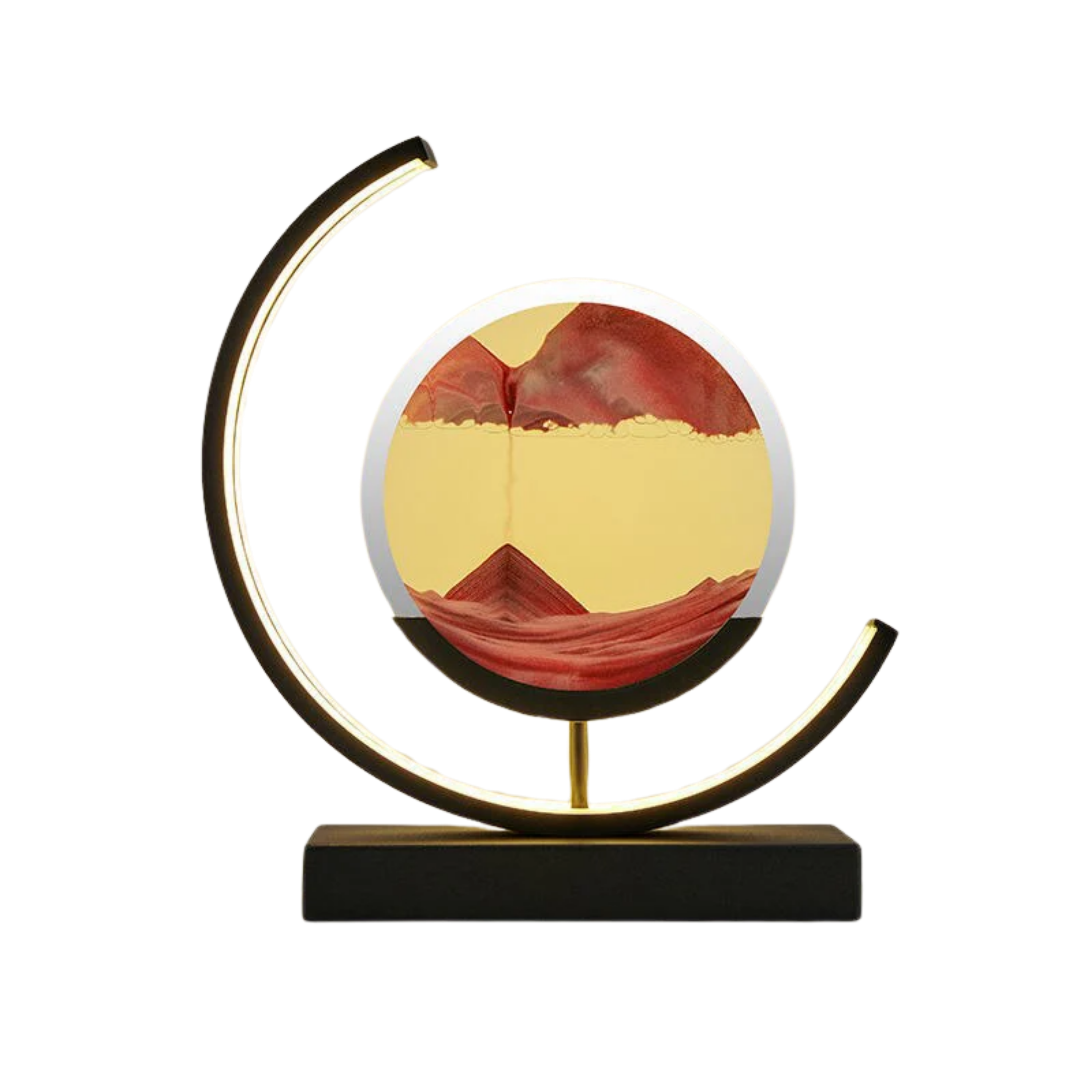 Moderne LED Quicksand Tischlampe