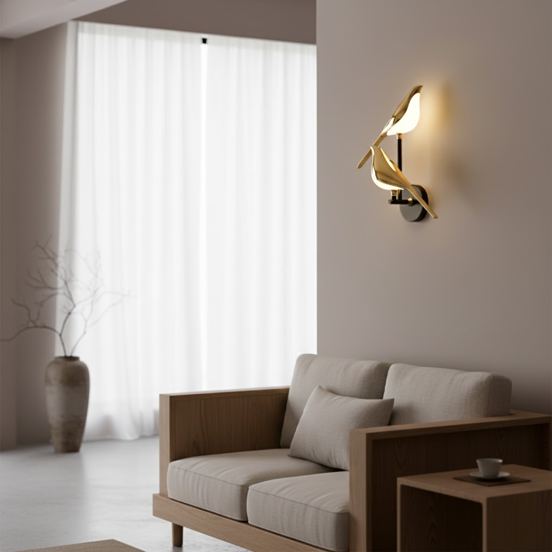 Wohnzimmer Innen Wandlampe