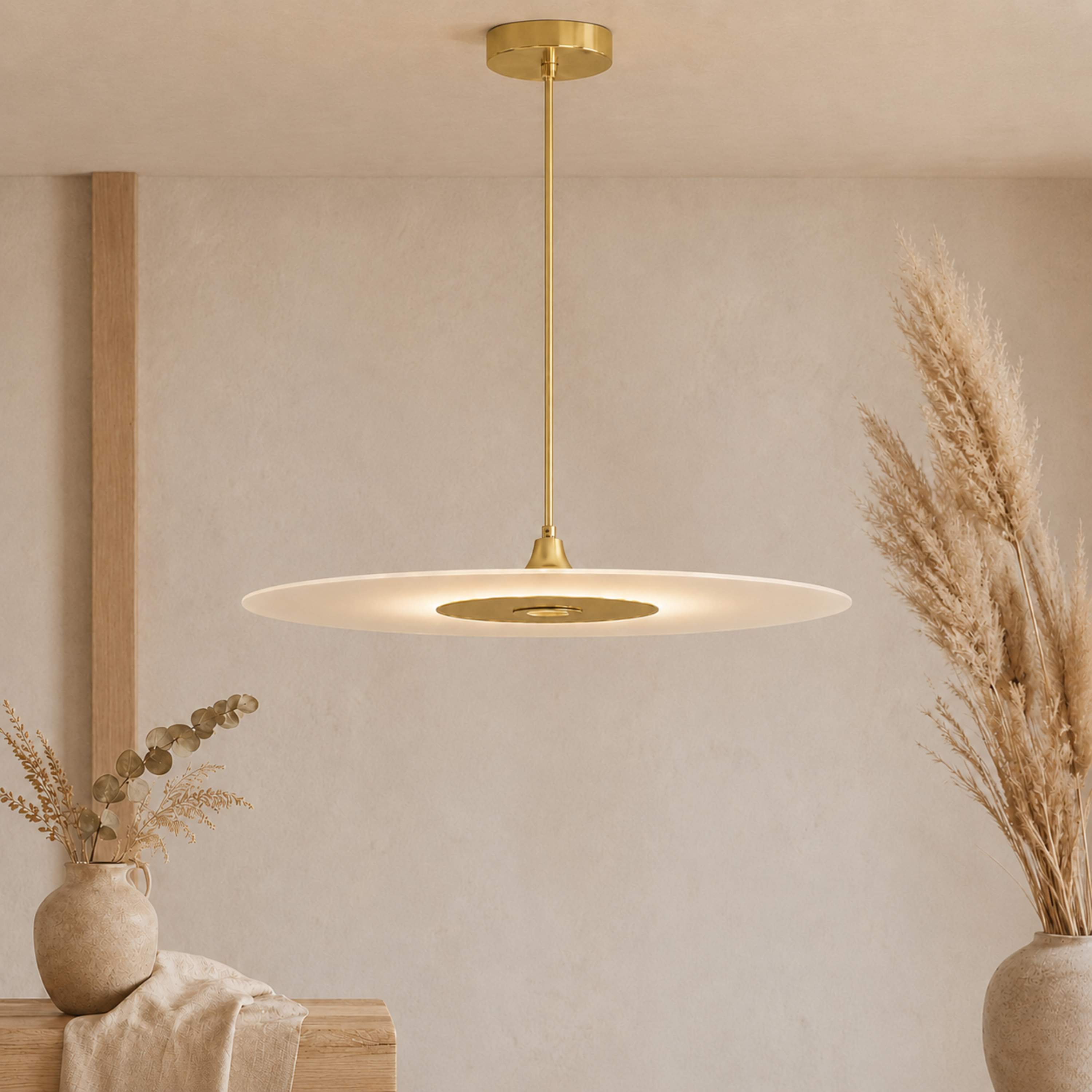 Moderne Schlichte LED Pendelleuchte
