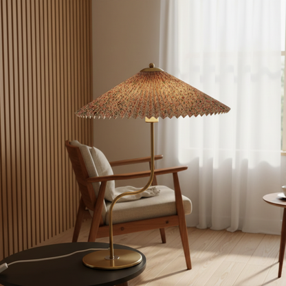 Moderne Schirmförmige Tischlampe