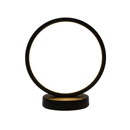 Schlichte Runde LED Tischlampe