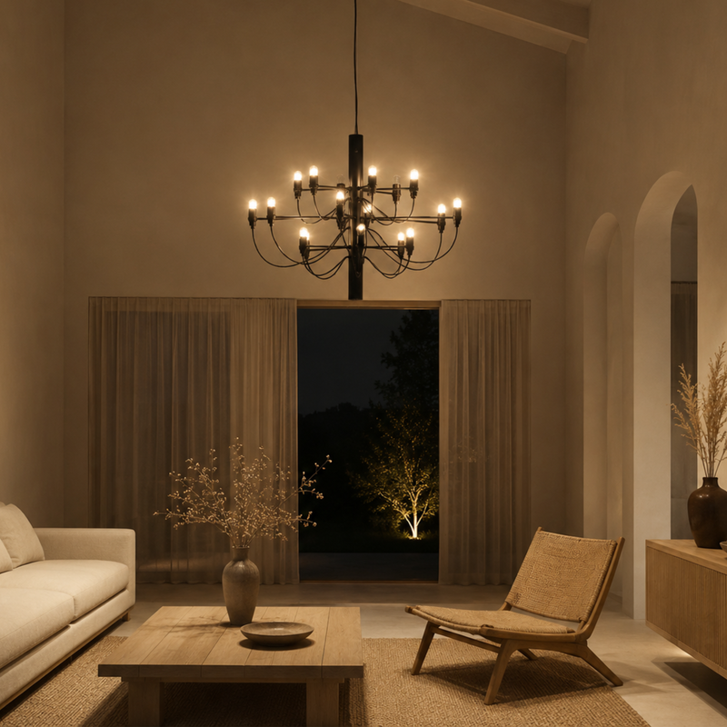 Italienische Mittelalter LED Deckenleuchte