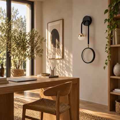 Moderne Drehbare Runde LED-Wandleuchte