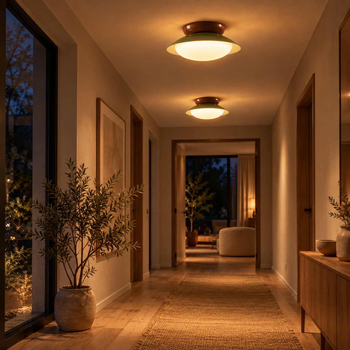 Moderne Farbige LED Deckenleuchte