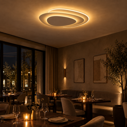 Moderne Minimalistische Ovale LED Deckenleuchte