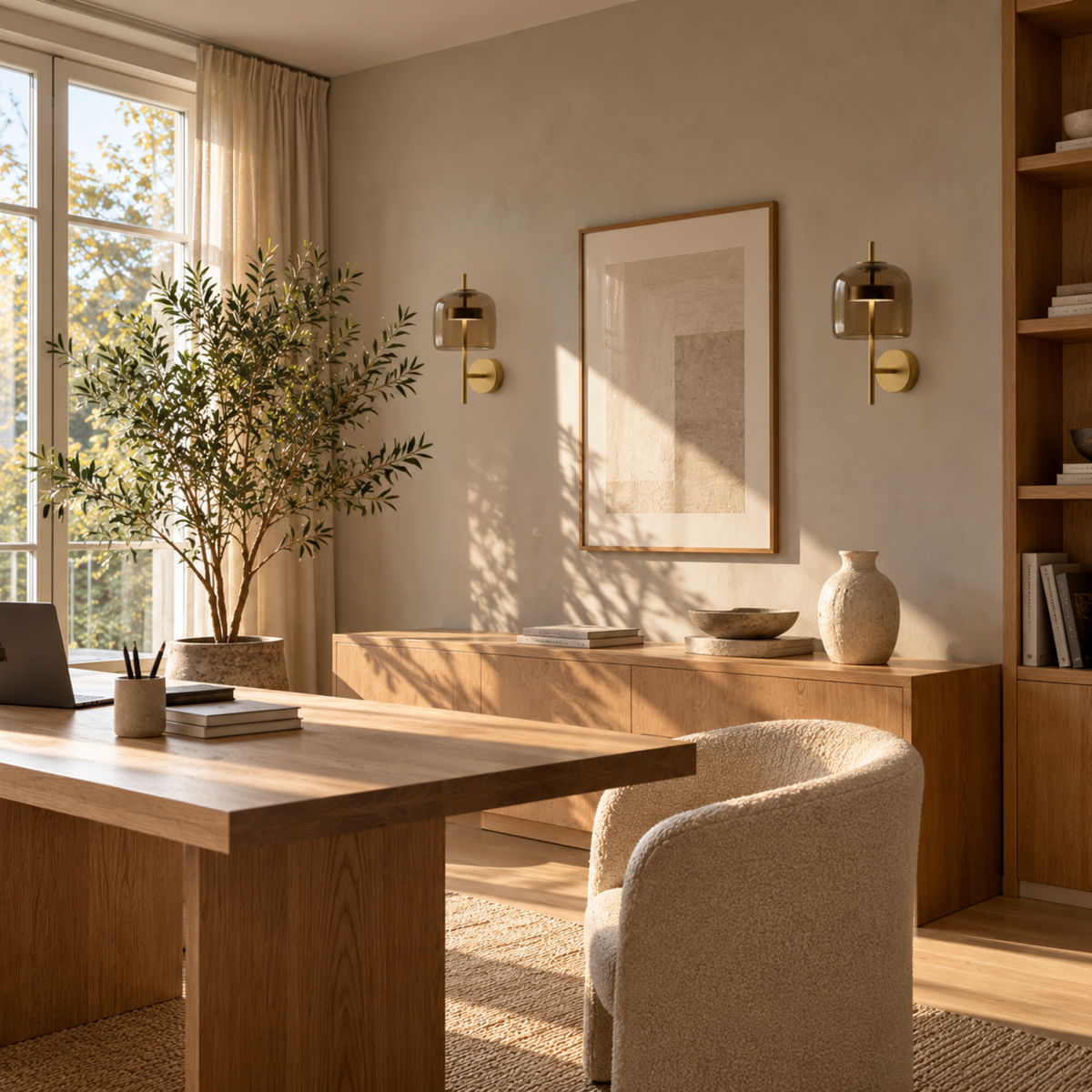 Nordische Glas Wandleuchte