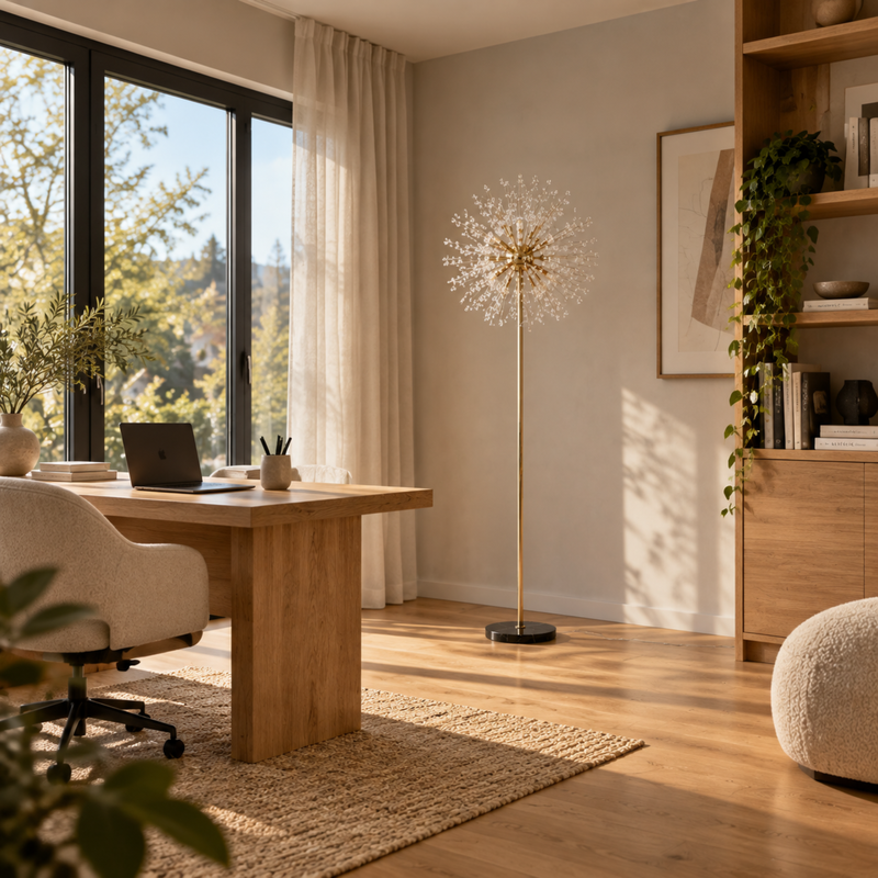 Nordische Löwenzahn Stehlampe