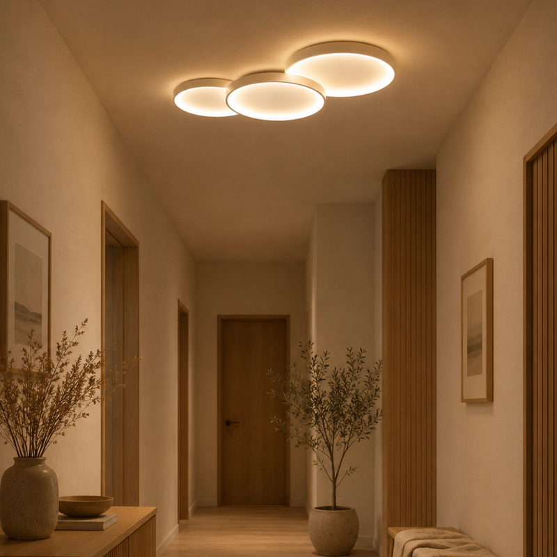 Minimalistische LED Deckenleuchte 1er- Und 3er-Set