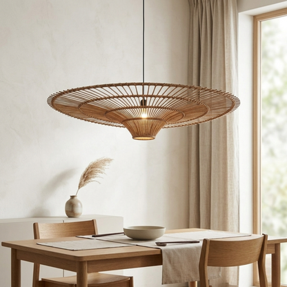 Rattan Deckenleuchte