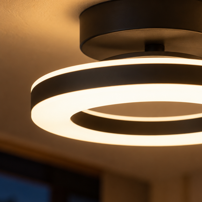 Elegante moderne LED Ringdeckenleuchte