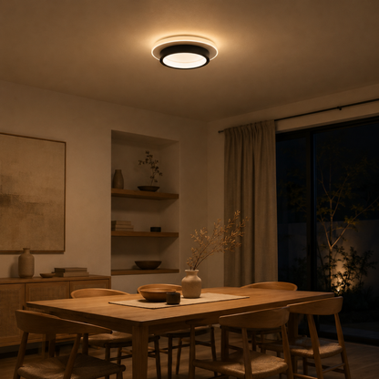 Moderne LED Runde Und Quadratische Deckenleuchte