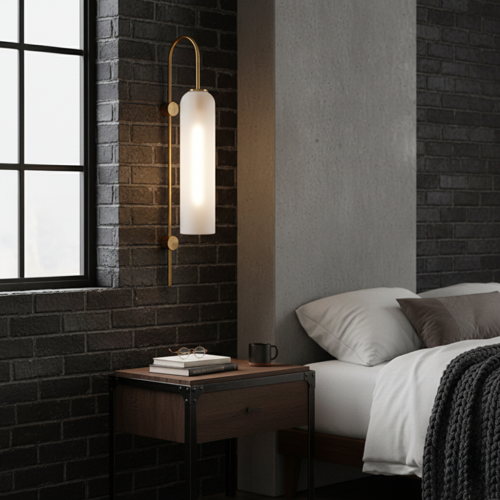 Moderne Glas Wandlampe für Innen
