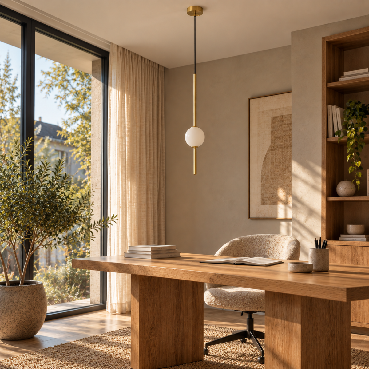 Moderne Minimalistische LED-Pendelleuchte