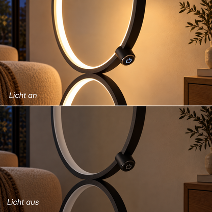 Moder­ne Mehrfachring Stehlampe