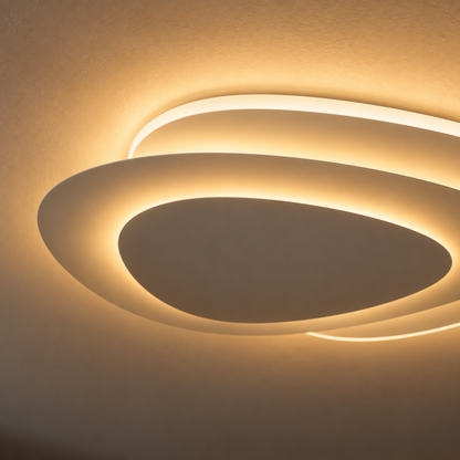 Moderne Minimalistische Ovale LED Deckenleuchte