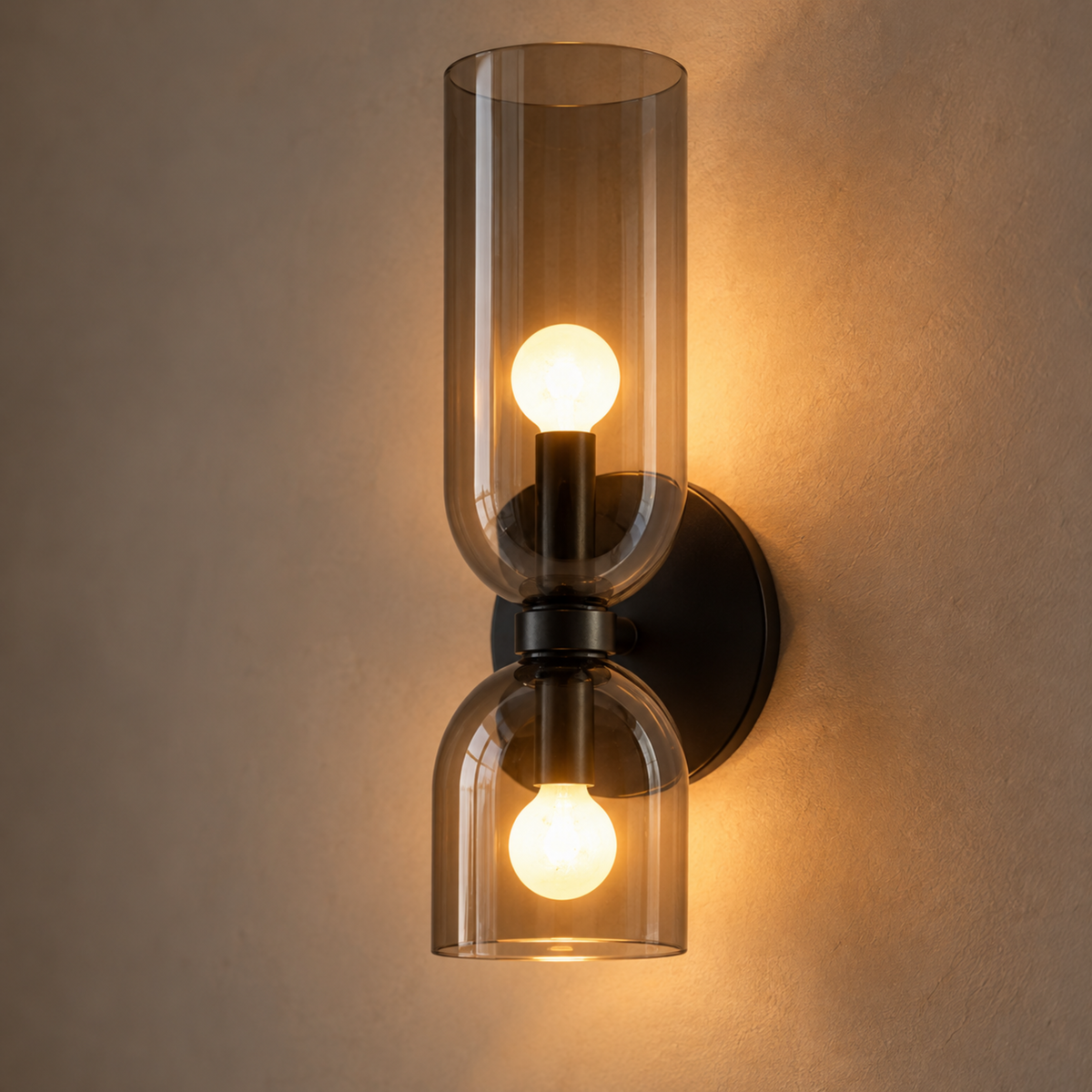 Moderne Glas Wandleuchte
