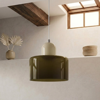 Pendelleuchte mit erweitertem Halo Design