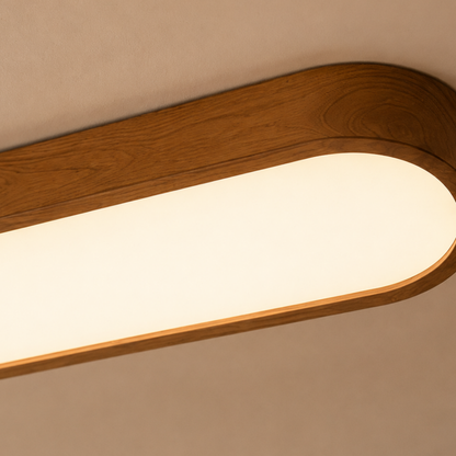 Moderne Ovale Lineare LED-Deckenleuchte