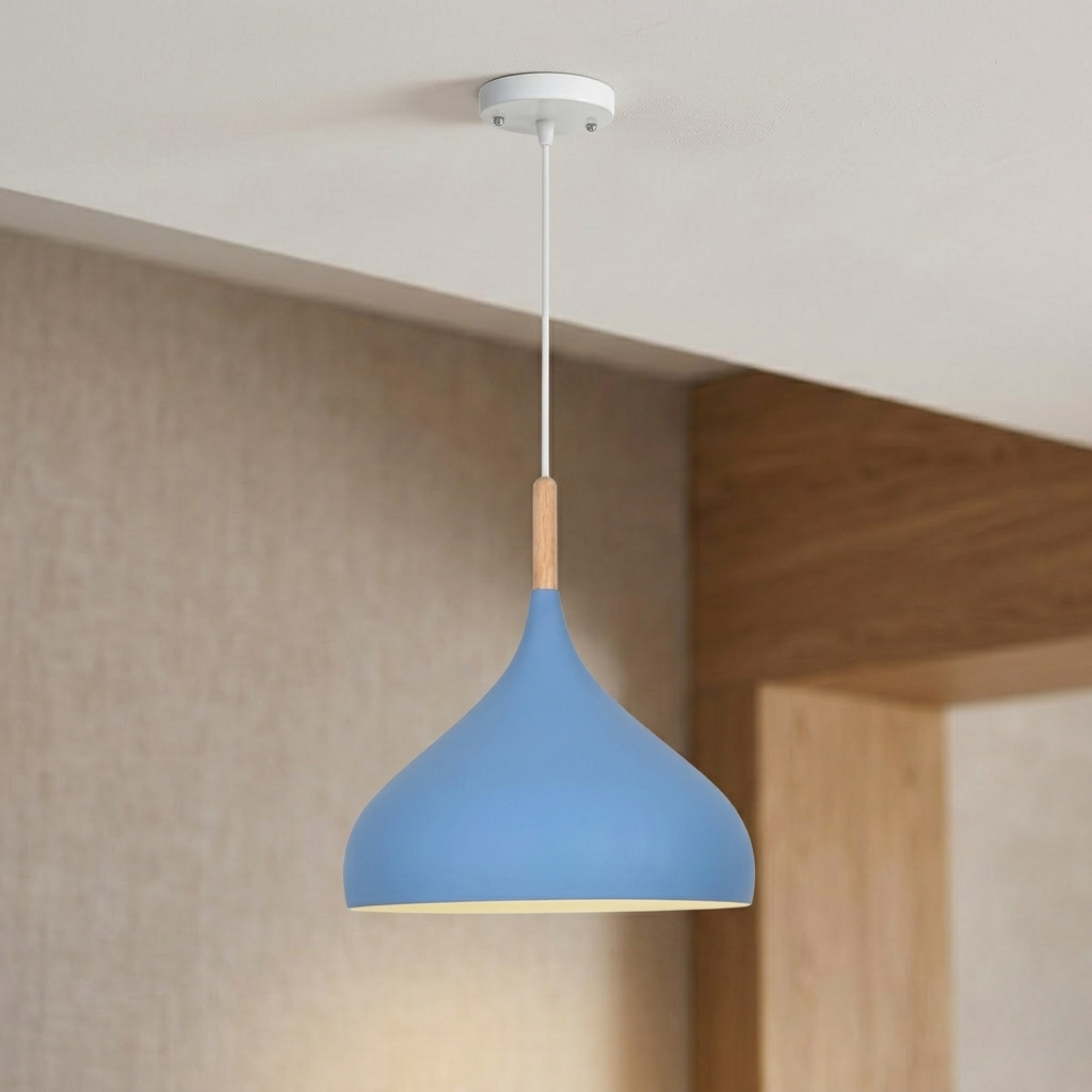 Nordische Farbige LED Pendelleuchte